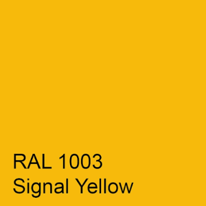 Optional High Visibility Yellow Finish : RAL 1003 Signal Yellow